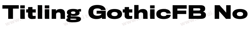 Titling GothicFB Nor字体转换